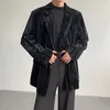 Costumes masculins Fashion Velvet Blazers Blazers Abat-temps avec design de luxe de haute qualité