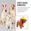 Dog Apparel Pet Funny Hat Spoof Outdoor Supply Decorative Cat Safety Plastic Pets