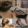 Elektryczne fryzjer fryzjerskie dla mężczyzn dla mężczyzn dla dorosłych Dzieciom bezprzewodowe ładowce noża profesjonalista 240411