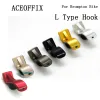 Запчасти Aceoffix L Тип крюк для Brompton Folding Bike для Brompton K Bicycle для Brompton K Clip 13G Алюминиевый сплав