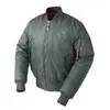 남자 재킷 폭격기 재킷 남성 겨울 고품질 나일론 미군 유니폼 파일럿 빈티지 재킷 남성 폭격기 비행 재킷 Hommel2404