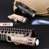 Scopes Wadsn Tactical AirSoft APL WML WML PLASSELAGNE WMLG2 / WMLX SUPER BRIGHT CASHET lampe Handgun Glock 17 19 Arme Hunting Scout Light