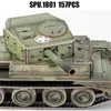 Puzzles 3D 157pcs Armée militaire Cromwell Tank Diy Boy 3d Paper Puzzle Model Toy Y240415