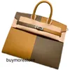 Brkns de luxe Brkns Epsom en cuir sac à main 7a en cuir authentique en cuir pur casaque couleur indigowwb1