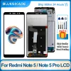 Skärmar 5.99 "För Xiaomi Redmi Note 5 Pro LCD Display Pekskärm för Xiaomi Redmi Note 5 LCD Digitizer Assembly Mei7s ersättningsdel