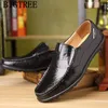 Casual Shoes Mens Loafers Leather Designer Men High Quality Driving Fashion Italian Euro Sapato Masculino Social Couro