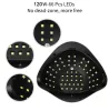 Kits 120W nagelorkare UV LED kraftfull smart sensormanikyr för att bota alla naglar gelpolska fototerapilampa snabbtorkande nagelsalong