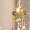 Figurines décoratives Crystal carillon Soleil Light Catcher Rainbow Maker Suncatcher Moon En forme de coeur en forme de coeur
