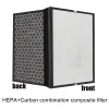 정화기 HEPA 필터 + 활성화 된 탄소 복합 공기 청정기 필터 공기 청정기 Bork A501 A503 A701 A700 A800 A704에 대한 교체