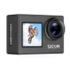 Camera's SJCAM SJ4000 Dubbele scherm 4K Actie Camera 30m Waterdichte Antishake HD Sportvideo Actie Camera's Motorfietsfietshelm