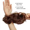 Chignon Jeedou Curly Messy Hair Bun Chignon Donut Hair Pad Elastic Hair Synthetic Hairpiece for Women