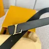 Qualité de miroir en cuir authentique Luxary Man Belt Designer Man Woman Woman Belt 100-125 cm Black Gris Bottom Double face réglable Gold Silver Lettres Buckle 4,0cm