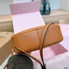 2023 Zhang Yuanying Same Style Cowhide Underarm Handheld Crescent Simple and Advanced Single Shoulder Half Moon Bag