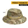 Caps Idogear Tactical Boinne Hat MOLLE Commandant Camouflage Cap Réglable 3620