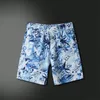 Short à manches courtes à imprimé géométrique Suisses de survêtement en vrac pour hommes Summer Hawaii Tenuets Sets Two Piece Chemis Pants Set A12