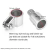 Boats Bimini Top Jaw Slide and Eye End Cap, 316 Stainless Steel Bimini Top Hardware, Fits 7/8 Inch / 22mm OD Round Tube