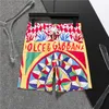 Męskie szorty Projektant letnich szortów plażowych bawełniany moda w kratę drukowane spodnie sznurka