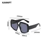 Lunettes de soleil Kammpt Oversize multi-couleurs Lunettes de soleil pour hommes 2022 Tren Fashion Retro Goggles Luxury Brand Design for Mens Sunglasses J240423