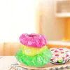 Mugs 120 Pcs Elastic Bowl Covers Stretch Disposable Wrap Plastic Storage Fresh Keeping Bags