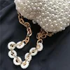 Kvällspåsar Pearl Shoulder Strap Bag Women's Handbags Day Clutch Small Handbag Bride Party med handtag