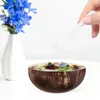 Ciotole decorative stoccaggio ciotola anello vintage piatto cucina in stile naturale cocco per insalata unica