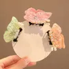 Hair Accessories New Baby Girls Cute Butterfly Pearl Summer Hair Claws Hairpins Children Sweet Acrylic Claws Clips Kids Hair Accessories