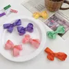 Hair Accessories 2 Pcs/Set Children Cute Colors Double Knotted Bow Ornament Hair Clips Girls Lovely Sweet Hairpins Kids Fashion Hair Accessories