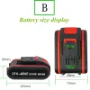 Calzini batteria elettrica della batteria di litio per trapano elettrico batteria elettrica 18650 batteria di alimentazione ricaricabile