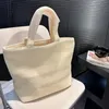 Borsa da tote 7A Bag della sacca di paglia Pagnello Coa Borsa da spiaggia Magh Messh Hollow per sacca per le vacanze in lino in tessuto Summer Borsa per la spesa di grande capacità Versione avanzata