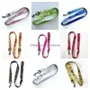 Dog Collars Leashes Designer Dog Collar Leashes Set Cool Letter Pattern Nylon Harness Leash Pet Car Safety Belt For Small Medium L Dhlxc