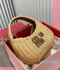 Fashion Straw plaited Underarm classics Four Colors Cross body woman Shoulders Wander wicker woven handbag Cosmetic