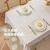 Table Cloth Tablecloth Waterproof Oil-proof Non-washing Household Rectangular Dining High-end Coffee Clot 30YWQAV01