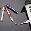 Oplaadbare USB lichtere creatieve roteerbare wrijving Acupoint Massage Stick oplaadplasma winddichte sigarettenaansteker voor mannen