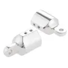 Boats 2Pcs Marine Bimini Eye End Top Caps Tube Heavy Duty Fitting Assembly Hardware 1" Pipe Boats Eye End Cap Stainless Steel