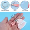 Pendant Necklaces 96 Pieces Acrylic Transparent Discs Blanks Charms And Tassel Pendants Keyring With Chain For DIY Crafts Jewelry Making