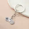 Keychains 3 Styles Nostalgic Game Machine Keychain Gamepad Key Ring Email Ketens Souvenir -geschenken voor vrouwelijke mannen DIY Handgemaakte sieraden