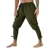 Pantalon masculin pantalon médiéval cosplay costume pirate viking bandage de jambe de renaissance