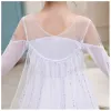 Sets Snow Queen 2 White Girls Anna Elsa Dress Halloween Costume Child Christmas Children Gowns Infant Chrismas Kids Holiday Dress