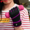 Lyft boodun män kvinnor gymhandskar crossfit fitness handskar förlänger armband bodybuilding skivstång hantel vikt lyft gymutrustning