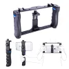 Gimbal Yelangu Smartphone Video Rig Film Making Vlogging Rig Cage Stabilizer voor mobiele telefoon Samsung Huawei iPhone XS Max XR X 8 7 Plus