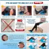 Paper 1pc Sock Slider Aid Blue Helper Kit Helps Put Socks on Off No Bending Shoe Horn Suitable for Socks Foot Brace Support