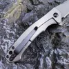 0450 Koolstofvezelhandgreep Outdoor Camping EDC Pocket Knife Survival Tactical Folding Mes