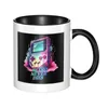 Mugs Retro dör aldrig - Portable Game Console Coffee Kids för restauranger Keramiska muggdekorativa hem