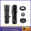 Filtres Caméra MF Super Telephoto Zoom Lens f / 8.316 420800mm T2 Mont avec anneau d'adaptateur AIMOUNT Universal 1 / 4thread pour Nikon D50 D90