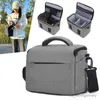 Accesorios de bolsas de cámara bolsos de bolso de nylon caja de la cámara del hombro fotógrafo portátil para el equipo de Nikon Canon Panasonic Bolsa cruzada