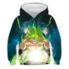 Hemden Kinder Hoodie 2023 neuester Haruku Dragnball 3D -Druck cooler Kapuzen -Top -Jungen Mädchen Langarm Sleee Spring Tops Anime Fashion Hoodie