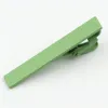Clips 4cm Krawattenclip für Männer Neu einfache Mode hochwertige Metallgold -Süßigkeiten farbenfrohe Praktik