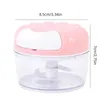 Kitchen Gadget Mini Garlic Chopper Onion Garlic Manual Crusher Multifunctional Garlic Meat Grinder Auxiliary Food Machine