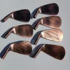 Clubs Itobori Golf Club Copper Color Men Golfset staal CNC CNC CANVED Soft Iron Smede (#4#PW) Golf Ions Gratis verzending