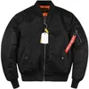 Herenjacks Nieuwe Al Martin Winter Herfst MA1 Bomber Jacket Mens Dik Military Tactical Paddle Coat Pilot Baseball Jacketl2404